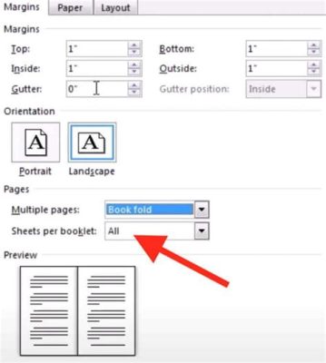 how to print a word document as a booklet